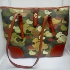 Dooney & Bourke Camo Large Canvas Tote